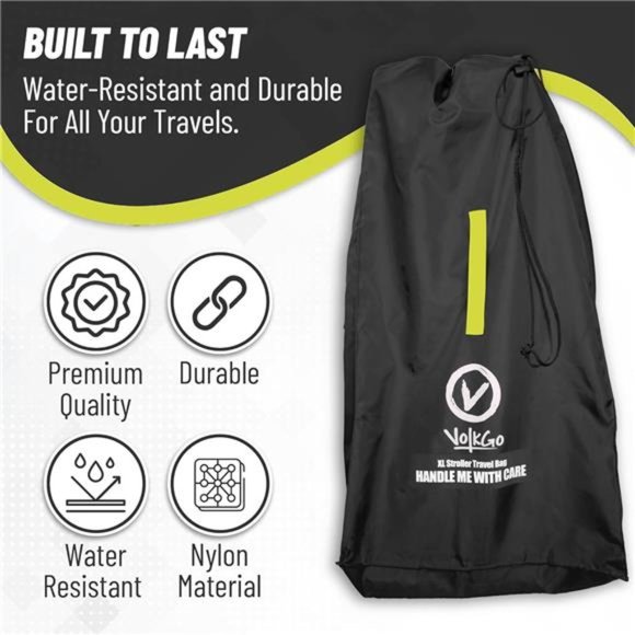 Stroller Bag for Airplane, Large Stroller Bag for Airplane Travel, Jogger - Picture 5 of 6